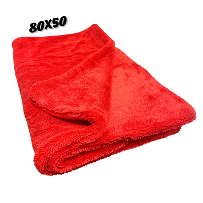 Microfibra Secado 80x50cm 1200Grs - Roja