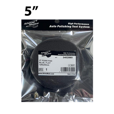 Shine Mate Pad Espuma 5" Finish Negro