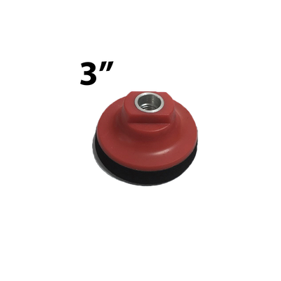 Plato adaptador - Backing plate 3" bc - Rosca M14