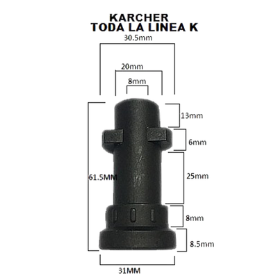 Acople Karcher Linea K - Adaptador para Foam Lance