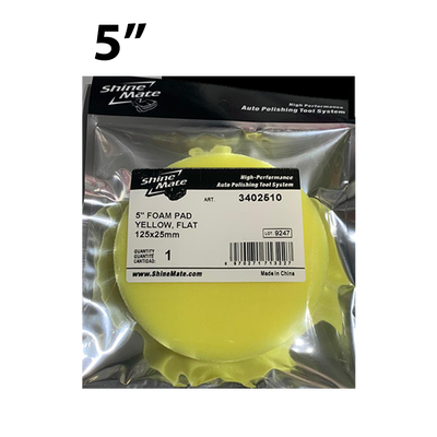 Shine Mate Pad Espuma 5" Corte Amarillo
