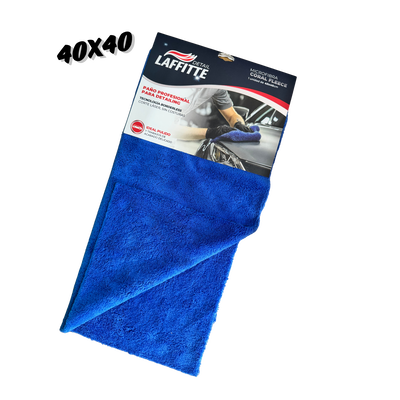 Laffitte Microfibra Multiuso Corte Laser 40x40 - Azul