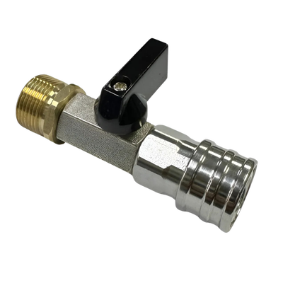 Llave De Paso Rosca M22 Con Acople Rapido 1/4 - Válvula Para Hidrolavadora