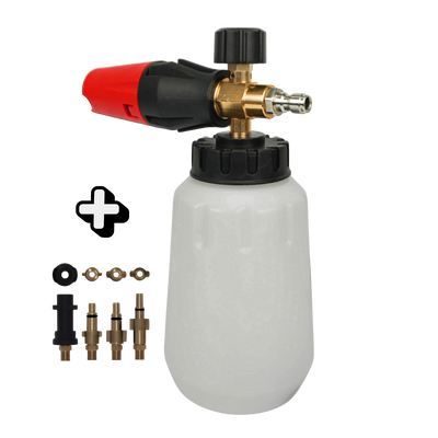 Combo Foam Lance Premium 1L + Adaptador para hidrolavadora - PROMO