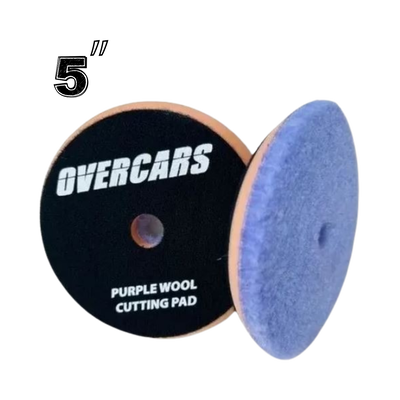 Overcars Pad De Cordero 5" Pelo Corto Con Interfaz - Rotoorbital