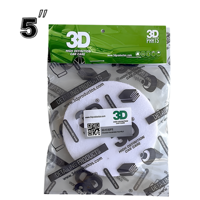 3D Pad de Fieltro 5" Glass - Pulidor De Vidrios y Cristales