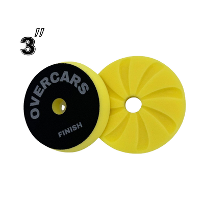 Overcars Pad De Espuma 3" Spiral Finish Amarillo