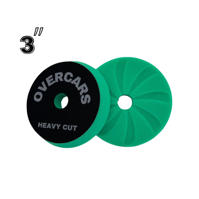 Overcars Pad De Espuma 3" Spiral Corte Alto Verde