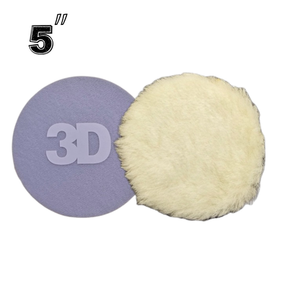 3D Pad De Cordero Con Interface 5" Wool White