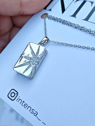 COLLAR AQ RELICARIO SOL