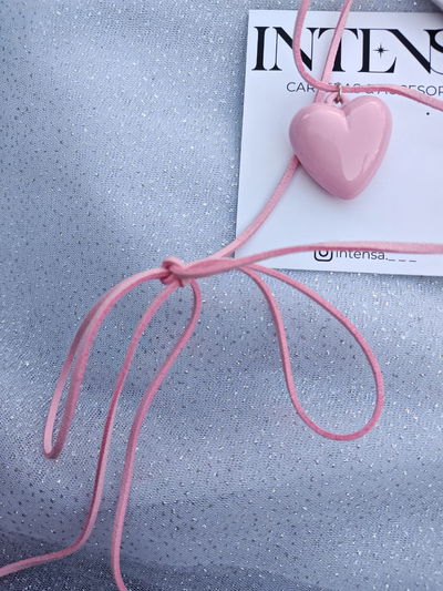 CHOCKER CORAZON PINK 💗