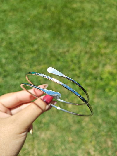 BRAZALETE EVA PLATEADO