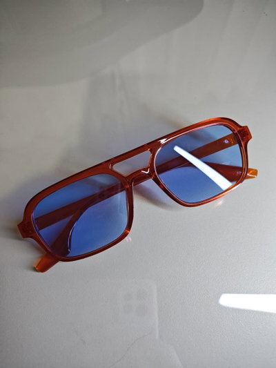 LENTES AVIATOR NARANJA