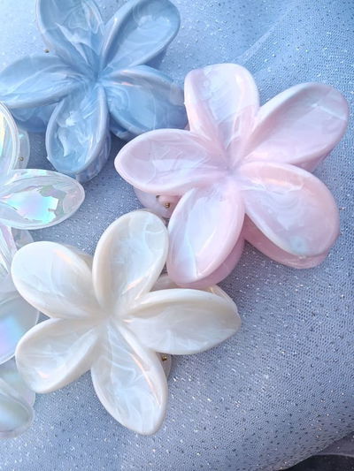 BROCHE HIBISCUS MARMOLADO