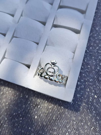 ANILLO CORONA CORAZON