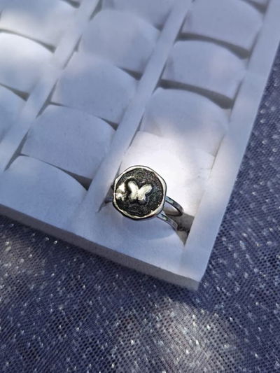 ANILLO MARIPOSA GELLY NEGRO