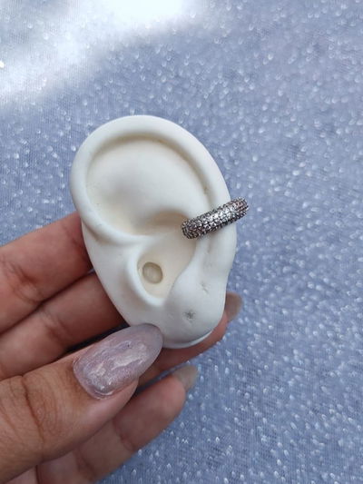 EAR CUFF AQ STRASS