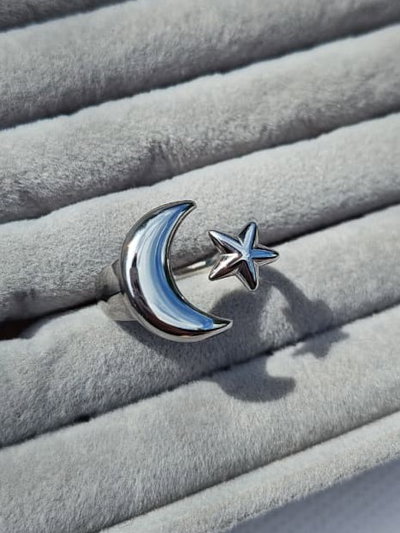 ANILLO LUNA & ESTRELLA