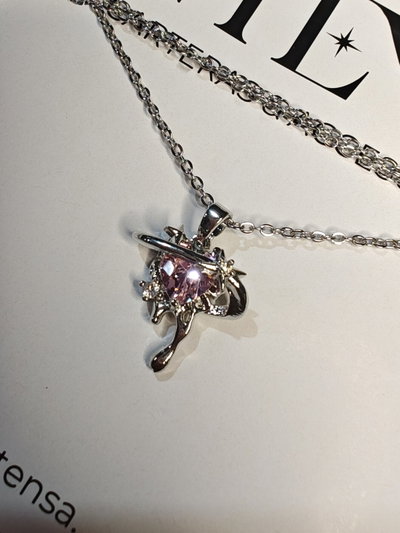 COLLAR CORAZÓN GALACTICO