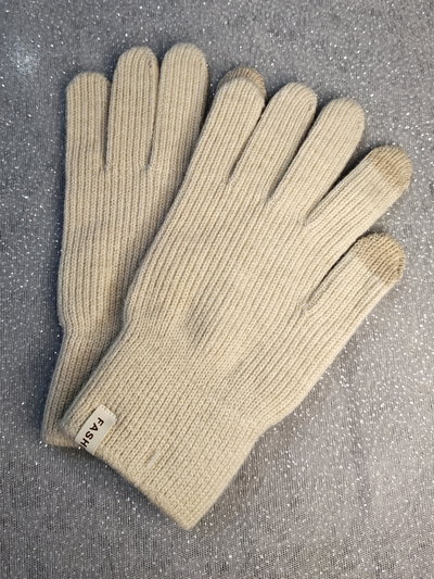 GUANTES TÁCTIL BEIGE