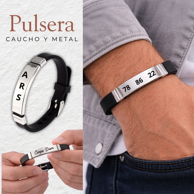 Pulsera Caucho Identificacion