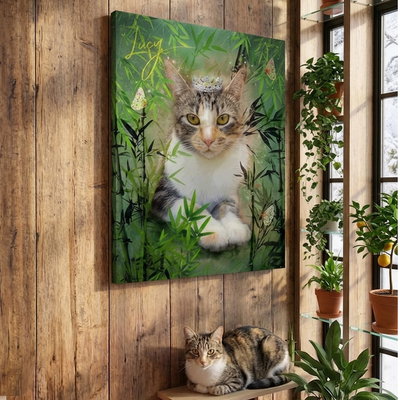 El Retrato de tu Michi: Cuadro Personalizado para el Rey de la Casa