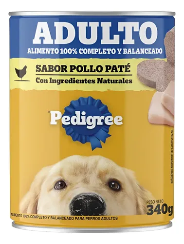 Lata paté para perro adulto sabor pollo 