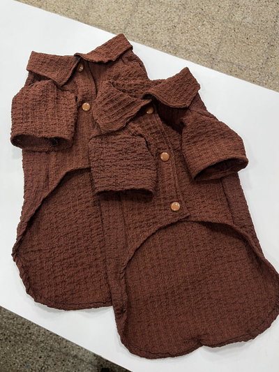 Camisa Marron| camisas para Mascotas 