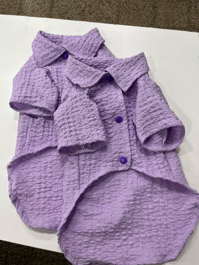 Camisa Lila | camisas para Mascotas 