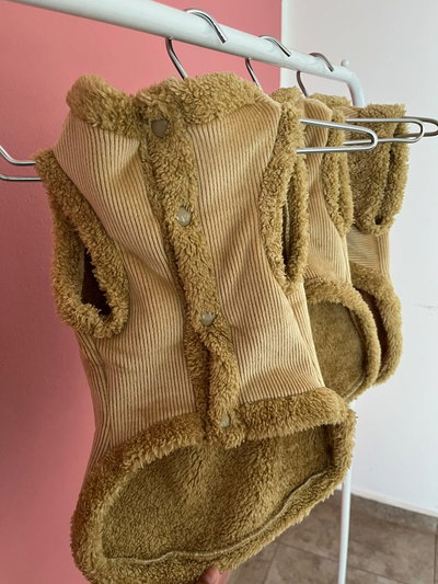 Abrigo Corderoy Beige 