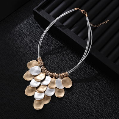 Collar Con Cordon Gris Multidije Donata