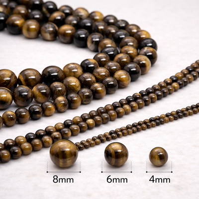 Cuentas De Ojo De Tigre Piedra Natural Para Bijouterie