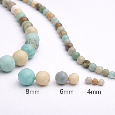 Cuentas De Amazonita Piedra Natural Para Bijouterie