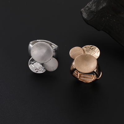 Anillo Elastizado Triple Textura Libre de Níquel