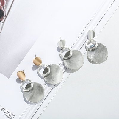 Aros Pasantes Arandela Dorado y Plateado de Aleación de Zinc | NEM12