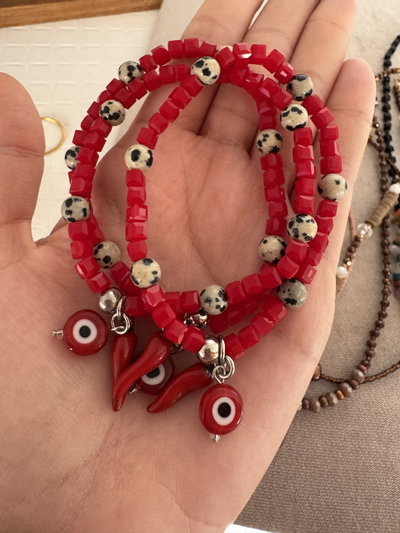 Pulsera DALMA roja 