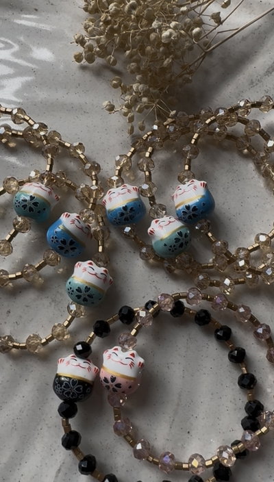 Pulsera Lucky color champagne 
