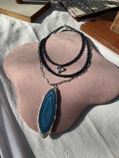Collar AGATA AZUL 