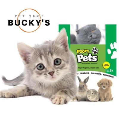 PELLET ABSORBENTE SANITARIO POOPY PETS X 15 KG