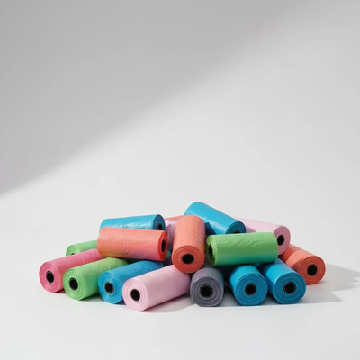 ROLLOS DE BOLSITAS SANITARIAS PARA PERROS - 10 BOLSITAS DE 20 x 10 cm