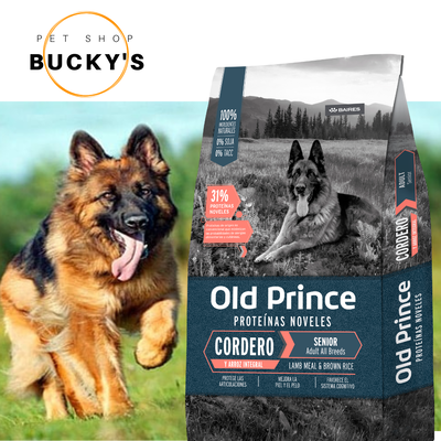 OLD PRINCE NOVEL SENIOR CORDERO Y ARROZ X 15 KG