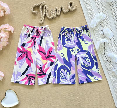 Palazo modal soft 2 moños FLORES BEBA (CURVA COMPLETA)