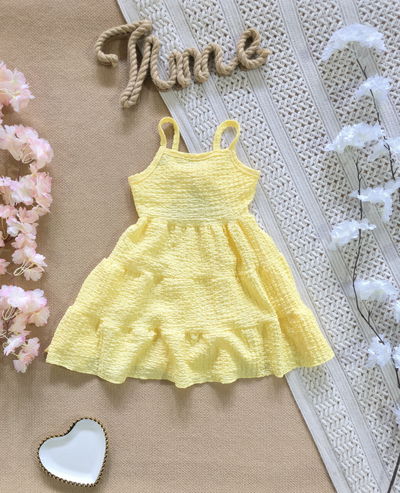 Vestido moño hawai liso NENA(CURVA COMPLETA)