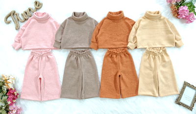 CONJUNTO LANILLA ASPEN BUZO + PALAZO BEBA