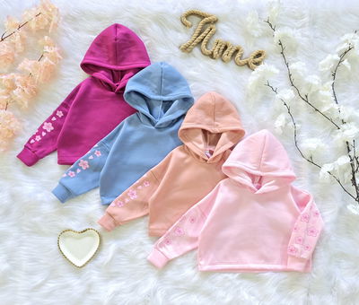 BUZO ACETATO FRIZADO FLORES NENA