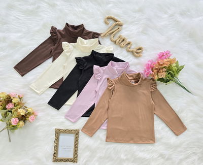 POLERA MODAL SOFT LISO VOLADO HOMBRO NENA