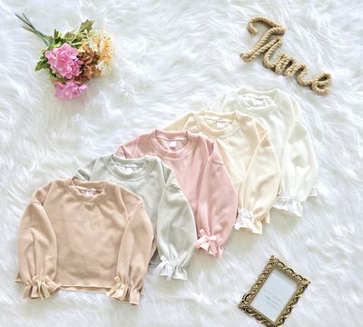 BUZO LANILLA WAFLE MOÑO NENA