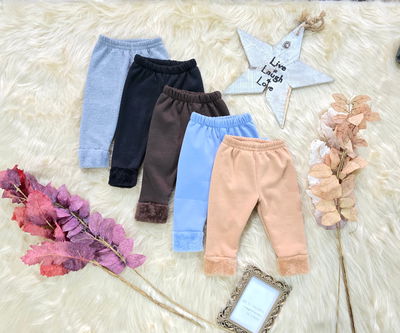 BABUCHA JERSEY CON PELUCHE BEBÉ