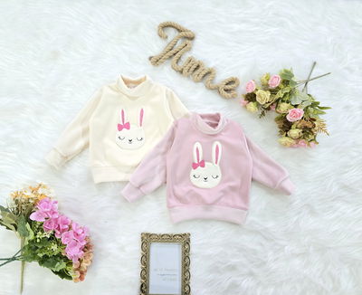 BUZO JERSEY CON PIEL CONEJO BEBA