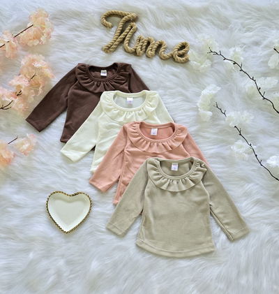 CAMISETA MORLEY DIOR VOLADO CUELLO BEBA